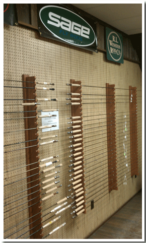 McConnell's Country Store Fly Shop, fishing tackle, fly on Pine Creek
