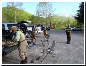 McConnell's Fly Fishing guides, Pine Creek Pa